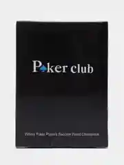 Синий пластиковые игральные карты "Poker club"