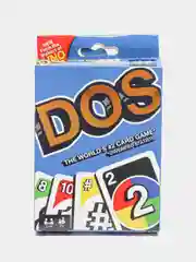 Настольная карточная игра Дос (Dos) - продолжение Уно (Uno) для детей и взрослых