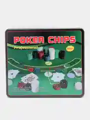 Покерный набор "Premium Poker" Holdem Light, 500 фишек с номиналом, в жестяной коробке