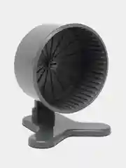Homepet Колесо беговое для грызунов, с подставкой пластиковое, серое, 9 см