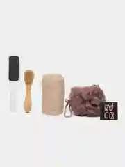 Коричневый подарочный набор Beauty-box для мужчин/ банные принадлежности