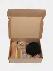 Серый подарочный набор Beauty-box для мужчин/ банные принадлежности