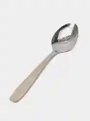 Ложечка детская подарочная на открытке с гравировкой "Маска Человека-Паука"