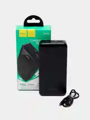 Черный внешний аккумулятор Hoco J102, 20000, 10000mah, БЫСТРАЯ ЗАРЯДКА QC 3.0 + PD
