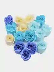 Розовый подарочный набор "Мыльные розы", 16 штук