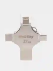 Флешка SmartBuy MC15 32/64/128GB USB 3.0, 4 в 1 Lightning + USB + Type-C + microUSB, карта памяти