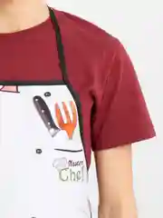Белый фартук кухонный подарочный оригинальный / подарок на любой праздник