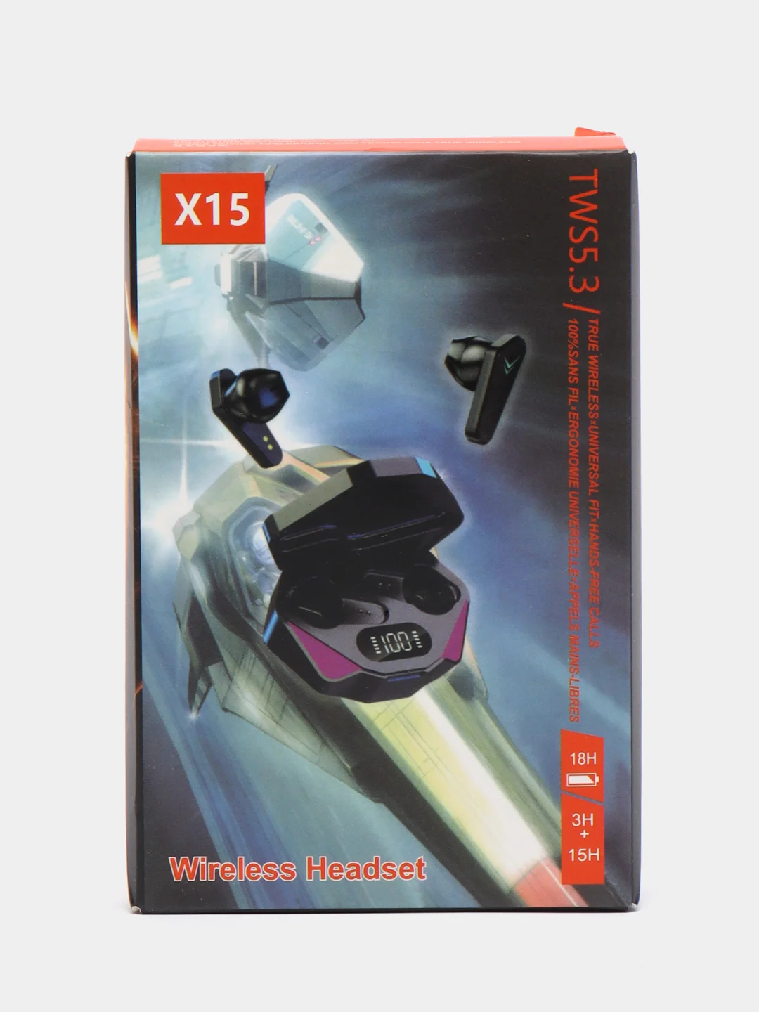 Пурпурный беспроводные наушники, наушники TWS, игровые наушники, pro60, X15