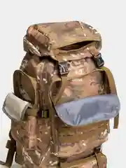 Приглушённый хаки рюкзак походный, тактический, мужской, на вахту, для охоты и рыбалки, 80 литров