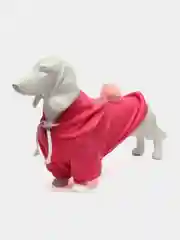 Розовый толстовка с капюшоном для собак и кошек