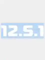 Алый наклейка на авто / машину / стекло "12.5.1", 25 х 6см