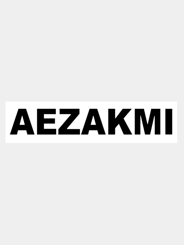 Наклейка на авто / машину / стекло "AEZAKMI" 20х3,5см
