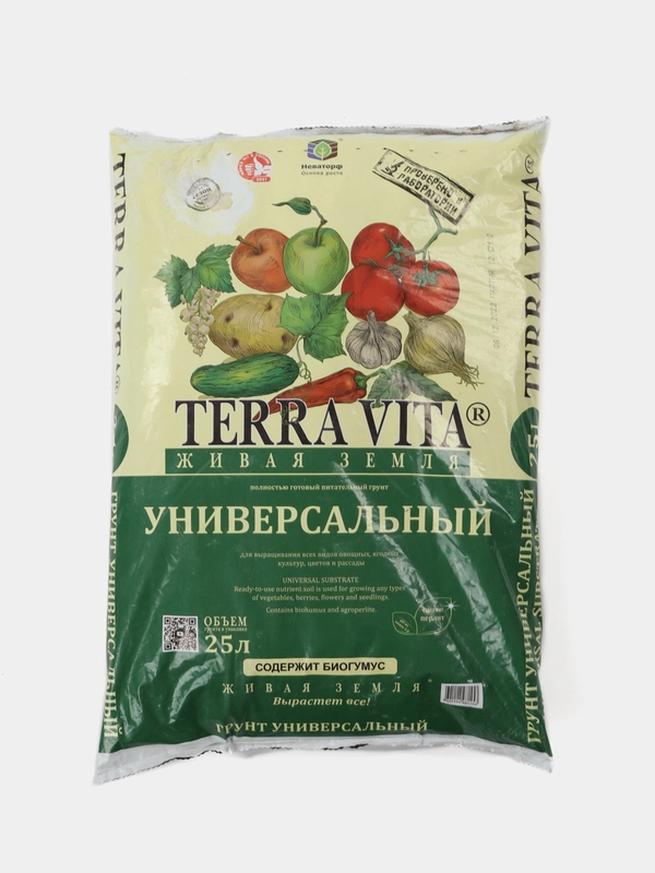 Почвогрунт универсальный "Живая Земля" 25л НПП "Фарт"