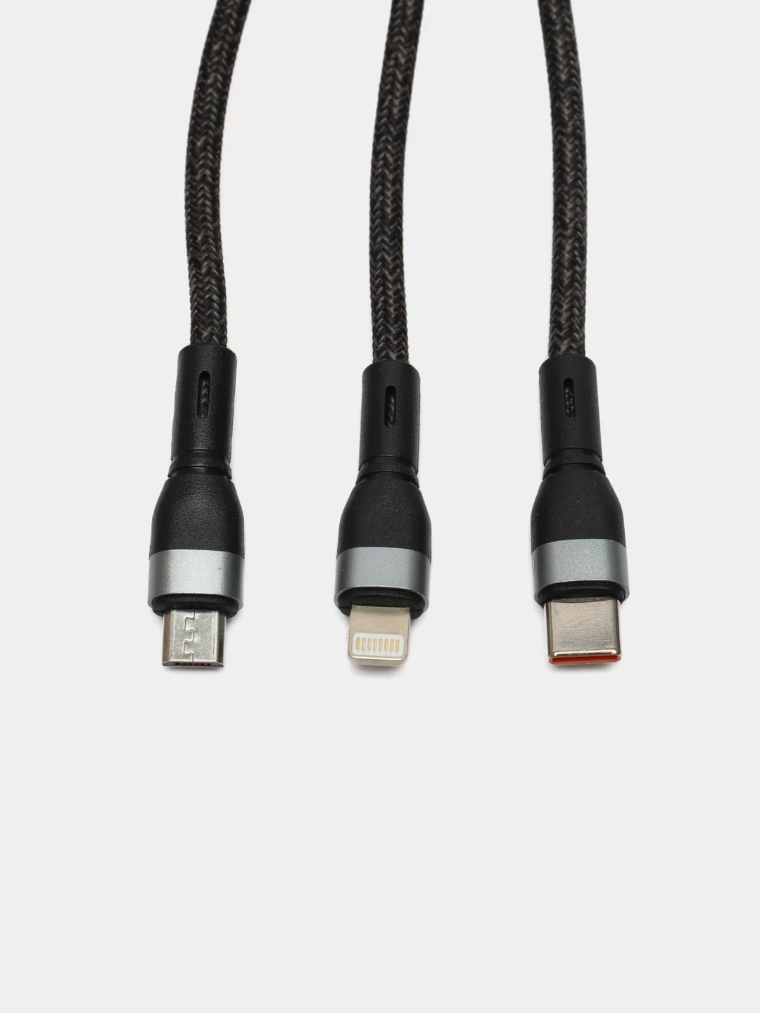Кабель Yosonda 3в1 Micro USB/ Type-c /Lightning