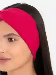 Фуксия повязка на голову женская, спортивная