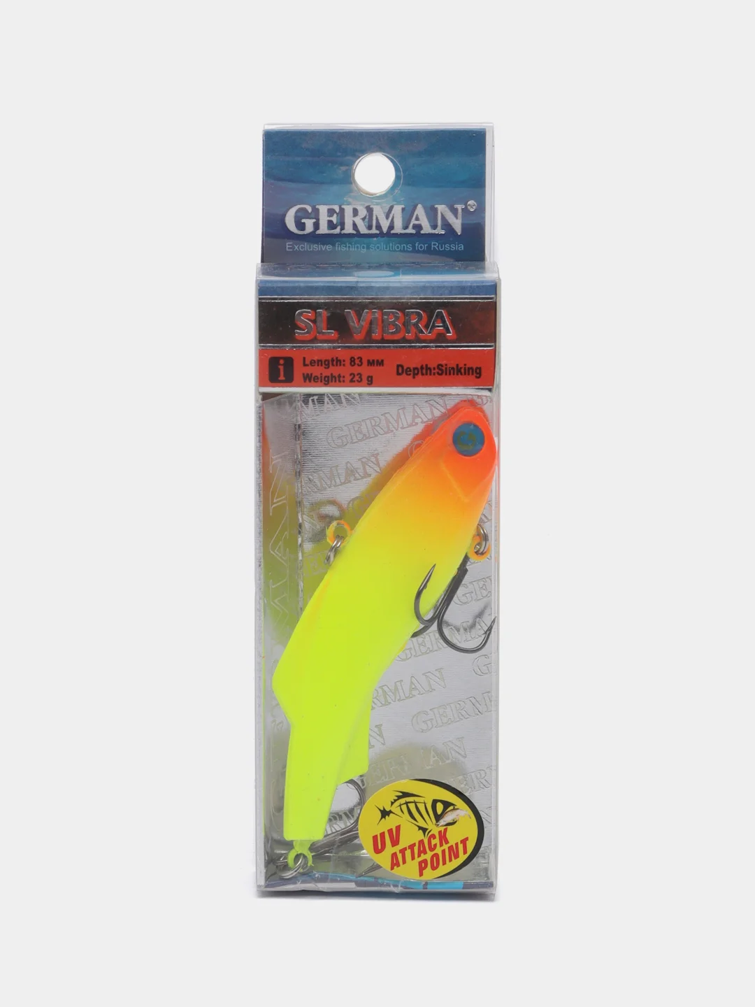 Багровый раттлин  Воблер German "SL Vibra" 83мм / 23гр