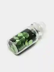 Алый глиттер для ногтей