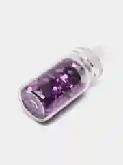 Горчичный глиттер для ногтей