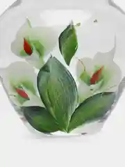 Алый ваза для небольших букетов, стекло