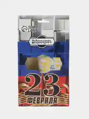 Набор для бани и сауны 23 февраля, шапка + натуральное мыло