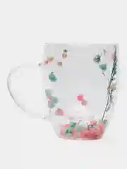 Разноцветный кружка с двойными стенками,кружка, кружка стеклянная, чашка 350 мл, подарок