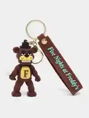 Коричневый брелок для рюкзака и ключей Аниматроники FNAF "Пять ночей у Фредди" Five Nights at Freddys