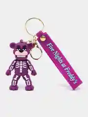 Фиолетовый брелок для рюкзака и ключей Аниматроники FNAF "Пять ночей у Фредди" Five Nights at Freddys