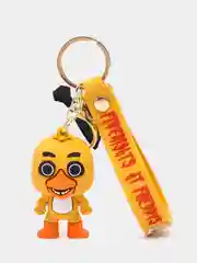 Желтый брелок для рюкзака и ключей Аниматроники FNAF "Пять ночей у Фредди" Five Nights at Freddys