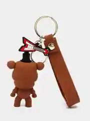 Коричневый брелок для рюкзака и ключей Аниматроники FNAF "Пять ночей у Фредди" Five Nights at Freddys