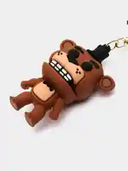 Коричневый брелок для рюкзака и ключей Аниматроники FNAF "Пять ночей у Фредди" Five Nights at Freddys