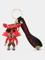Красный брелок для рюкзака и ключей Аниматроники FNAF "Пять ночей у Фредди" Five Nights at Freddys