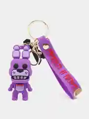 Фиолетовый брелок для рюкзака и ключей Аниматроники FNAF "Пять ночей у Фредди" Five Nights at Freddys