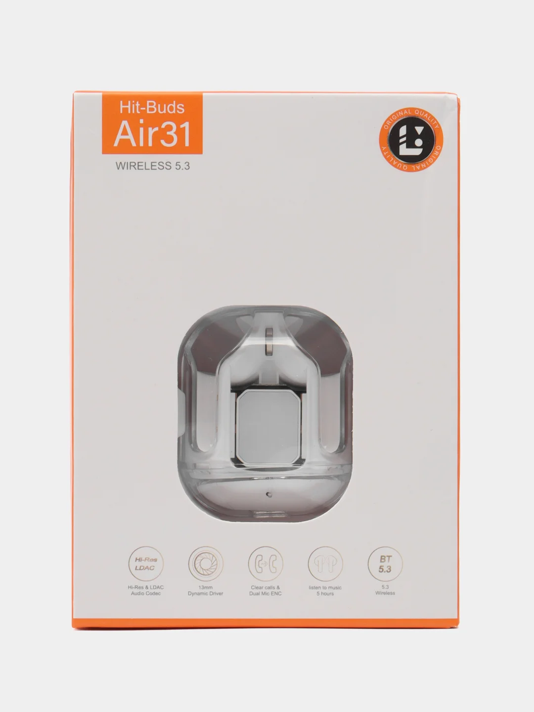 Наушники беспроводные Air31, с чехлом, TWS гарнитура, с микрофоном, для телефона