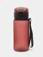 Красный бутылка спортивная для воды, из тритана, для фитнеса, спорта, 400 мл