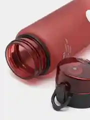 Красный бутылка спортивная для воды, из тритана, для фитнеса, спорта, 400 мл
