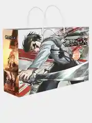 Серый металлик подарочный набор Аниме бокс Наруто Naruto/Атака Титанов Attack on Titan/ Ван-Пис One Piece