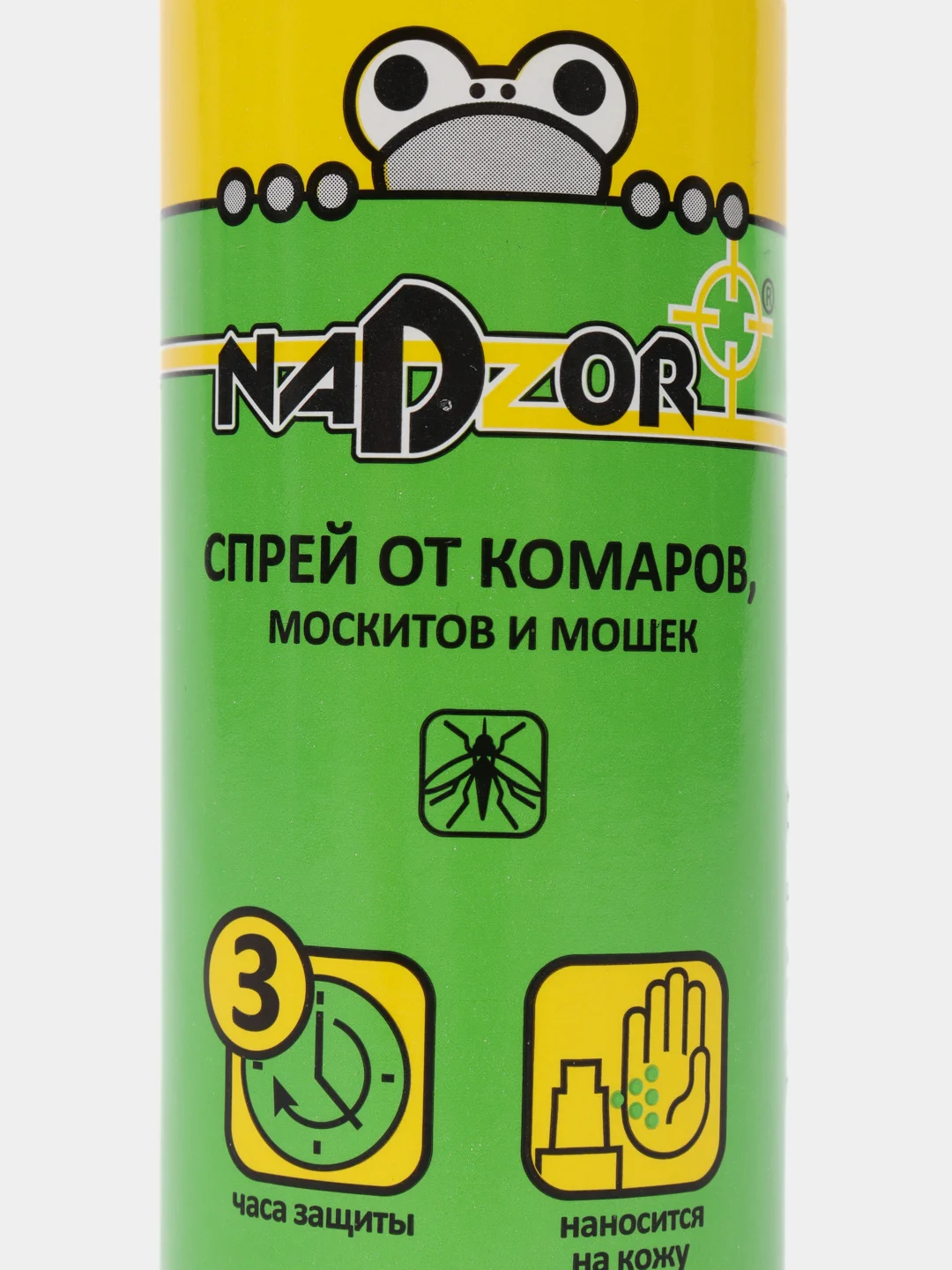 Зеленый спрей от комаров, мошек и слепней