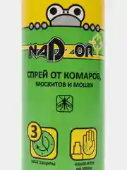 Зеленый спрей от комаров, мошек и слепней