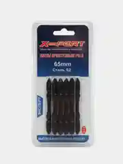 Черный биты крестовые PH2 "X-PERT", 65 мм, набор 10шт