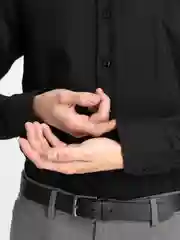 Черный рубашка мужская
