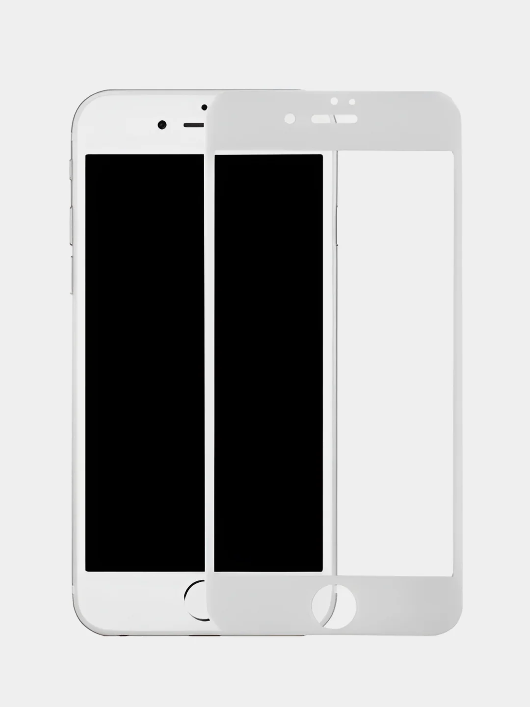 Белый защитное стекло Iphone 13,12,11,pro,ProMax,mini,X,Xs, Xr,7+,8+,7,8,SE2020, 6,6+,5,5s,se,4s