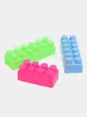 Желтый конструктор детский, блочный, обучающий, развивающий Block Builders