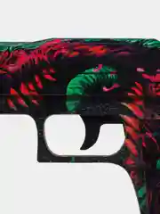 Вишнёвый деревянный пистолет-резинкострел CS:GO, НЕ наклейка, Драгон глсс, Лесной дух, Банан