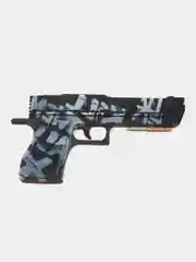 Шоколадный деревянный пистолет-резинкострел CS:GO, НЕ наклейка, Драгон глсс, Лесной дух, Банан