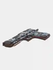 Шоколадный деревянный пистолет-резинкострел CS:GO, НЕ наклейка, Драгон глсс, Лесной дух, Банан