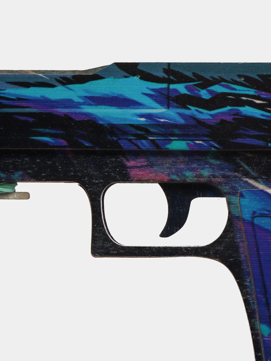 Индиго деревянный пистолет резинкострел CS:GO