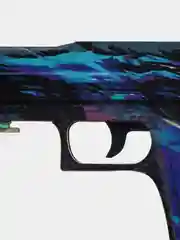 Индиго деревянный пистолет резинкострел CS:GO