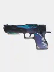Индиго деревянный пистолет резинкострел CS:GO