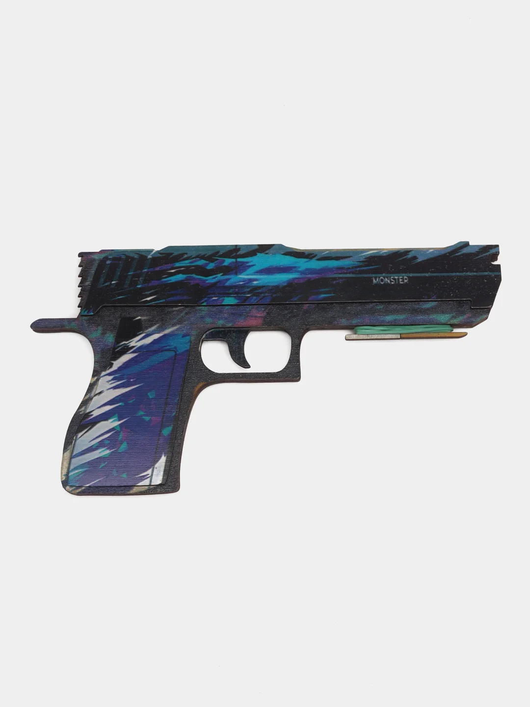 Индиго деревянный пистолет резинкострел CS:GO