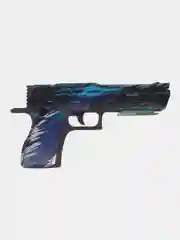 Индиго деревянный пистолет резинкострел CS:GO
